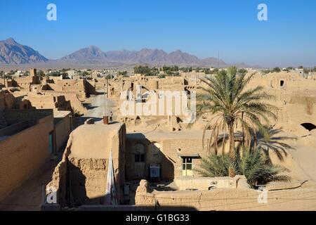 Iran, Isfahan province, Dasht-e Kavir desert, Khur and Biabanak County, Bayazeh old town Stock Photo