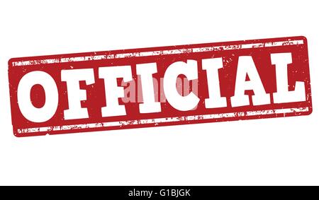 Official grunge rubber stamp. Vector illustration on white background ...