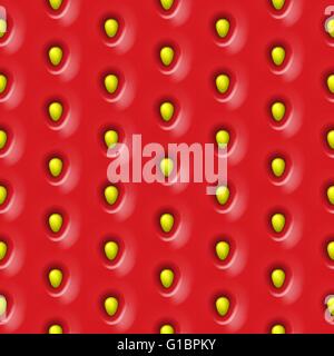 Seamless strawberry pattern Stock Vector