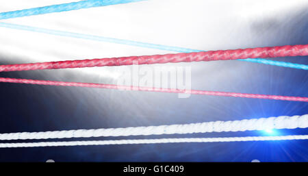 Digital image of three coloured ropes on a white background Stock Photo ...