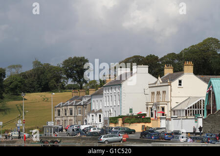 The seaside village of Portaferry on Strangford Lough, County  Down Northern Ireland. Stock Photo