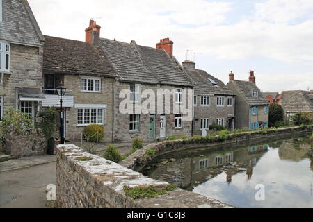 Mill Pond, Swanage, Isle of Purbeck, Dorset, England, Great Britain, United Kingdom, UK, Europe Stock Photo