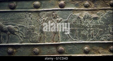 The Balawat Gates, three sets of gates from Balawat, an ancient Stock ...