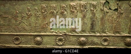 The Balawat Gates, three sets of gates from Balawat, an ancient Stock ...