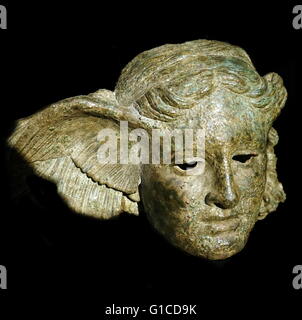 bronze head of hypnos