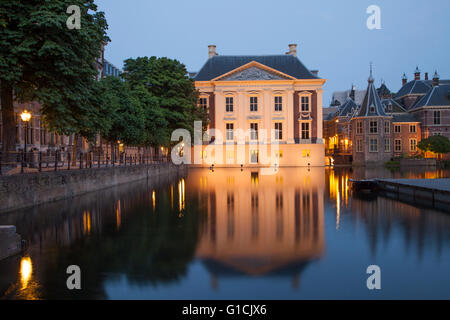 Mauritshuis Museum near Binnenhof Palace in Hague, Netherlands Stock Photo