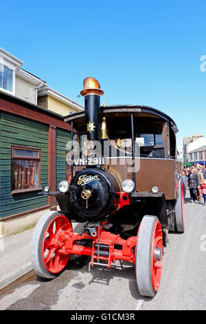 an early Foden steam truck Stock Photo