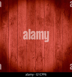 red wooden background or wood grain texture Stock Photo