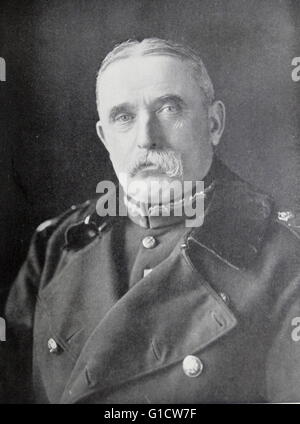 Photographic portrait of John French, 1st Earl of Ypres (1852-1925) officer commander known as the Viscount of France. Dated 20th Century Stock Photo