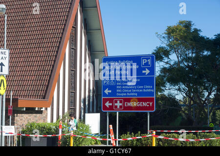 Sydney's Royal North Shore hospital in St Leonards, new south wales,australia Stock Photo