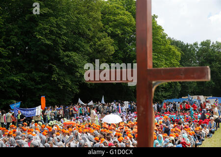 FRAT catholic youth camp. Jambville. France. Stock Photo