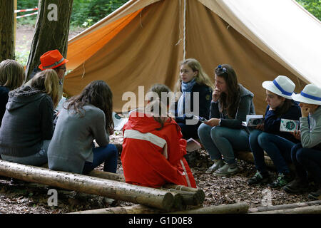 FRAT catholic youth camp. Jambville. France. Stock Photo