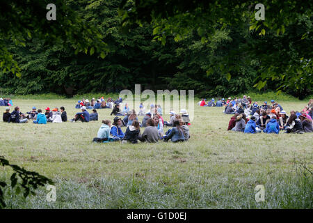 FRAT catholic youth camp. Jambville. France. Stock Photo