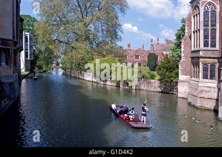 St John's College as seen from the Bridge of Sighs Stock Photo