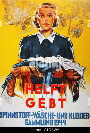 /'Donation for Reading Material for Army and Navy German/' WW1 Propaganda Poster