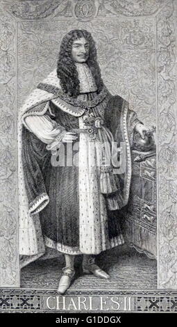 Portrait of Charles II of England (1630-1685). after 1650. Charles II
