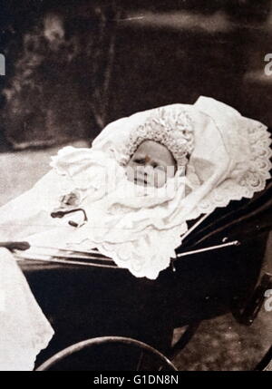 Photograph of an infant Prince Albert Frederick Arthur George (1895-1952). Dated 19th Century