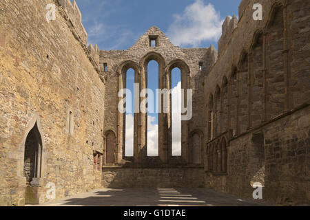 Ardfert Cathedral, a ruined cathedral, near Tralee, County Kerry, Munster Province, in the Republic of Ireland. Stock Photo