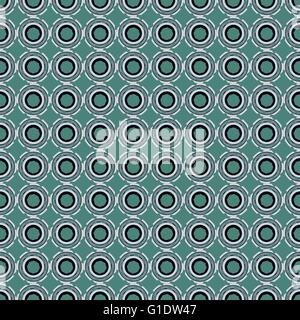 Seamless pattern with abstract circular figures Stock Vector