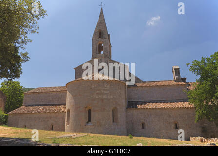 Le Thoronet Abbey is a former Cistercian abbey built in the late twelfth and early thirteenth century (Provence, France) Stock Photo