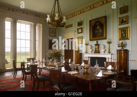 Cairness House, Fraserburgh, Aberdeenshire, Scotland. View of a grand ...