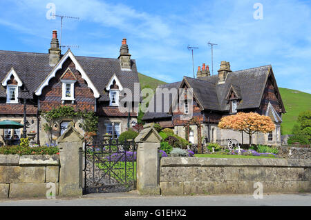 Ilam village, Peak District National Park, Staffordshire, England, UK. Stock Photo