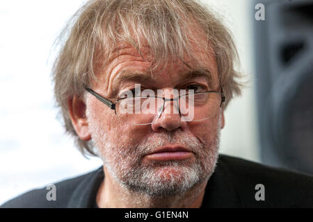 Jostein Gaarder, Norwegian writer during his visit to Prague Stock ...