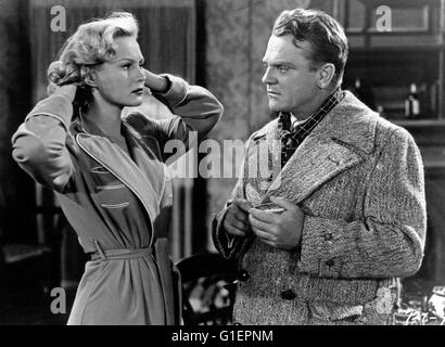 White Heat, aka: Sprung in den Tod, aka: Maschinenpistolen, USA 1949, Regie: Raoul Walsh, Darsteller: Virginia Mayo, James Cagney Stock Photo