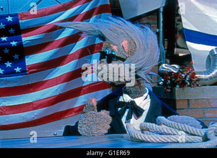 Bim Bam Bino, Kinderfernsehserie, Deutschland 1988 - 1998, Katze Lucy als Leningrad Cowboys Stock Photo