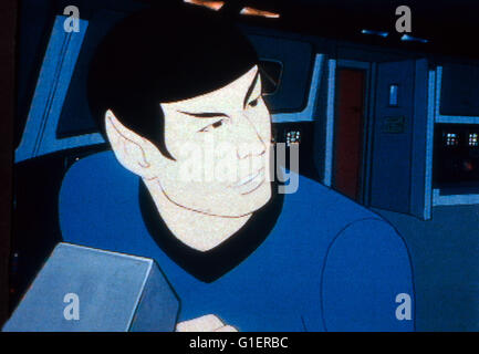 Star Trek – The Animated Series, aka: Die Enterprise, Zeichentrickserie, USA 1973 - 1975, Charakter: Mr. Spock Stock Photo