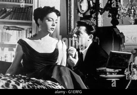 Monsieur Ripois, aka: Liebling der Frauen, Frankreich/Großbritannien 1954, Regie: Rene Clement, Darsteller: Gerard Philipe, Valerie Hobson Stock Photo