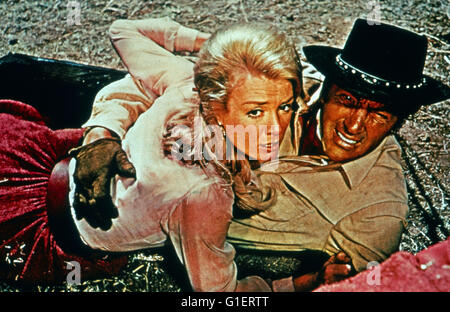 5 Card Stud, aka: Todfeinde, USA 1968, Regie: Henry Hathaway, Darsteller: Dean Martin, Inger Stevens Stock Photo