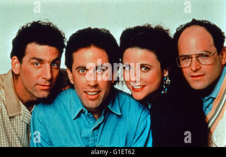 Seinfeld, Comedyserie, USA 1989 - 1998, Darsteller: Michael Richards, Jerry Seinfeld, Julia Louis Dreyfus, Jason Alexander