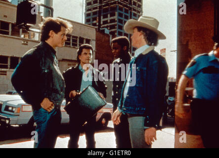 Houston Knights, aka: Die glorreichen Zwei, Fernsehserie, USA 1987 - 1988, Darsteller: Geoffrey Thorne, Michael Beck, Michael Pare Stock Photo
