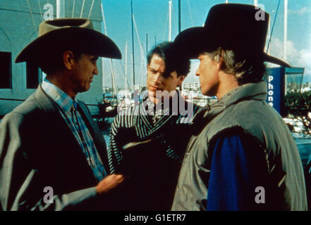 Houston Knights, aka: Die glorreichen Zwei, Fernsehserie, USA 1987 - 1988, Darsteller: Michael Beck (links), Billy Green Bush (Mitte) Stock Photo