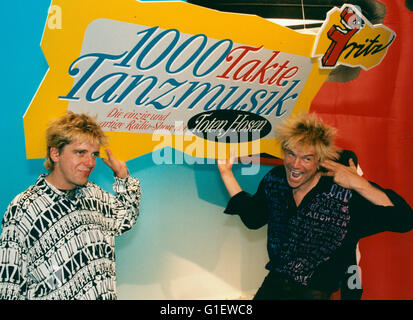 Die deutsche Band 'Die Toten Hosen', Deutschland 1990er Jahre. German band 'Die Toten Hosen', Germany 1990s. Stock Photo