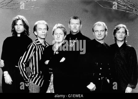 Die britische Progressive und Artrock Band 'Yes', 1980er Jahre. British progressive and art rock band 'Yes, 1980s. Stock Photo