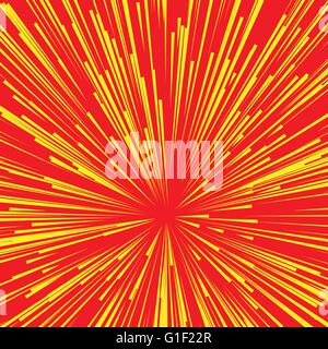 Abstract explosion, burst, rays, beams, flash, glitter, fireworks element Stock Vector