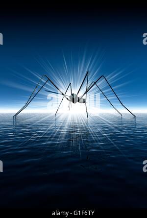 Mosquito, illustration. Stock Photo