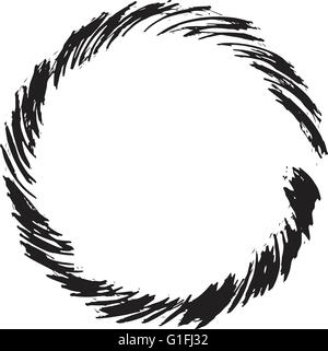 circle shape vector black grunge background Stock Vector Image & Art ...