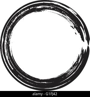 circle shape vector black grunge background Stock Vector Image & Art ...