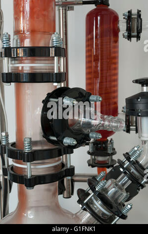 System of energy-saving nanofiber membranes for water and air cleaning technologies Stock Photo