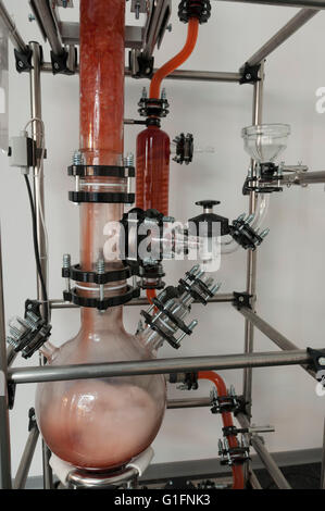 System of energy-saving nanofiber membranes for water and air cleaning technologies Stock Photo