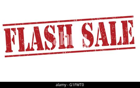 Flash sale grunge rubber stamp. Vector illustration on white background ...