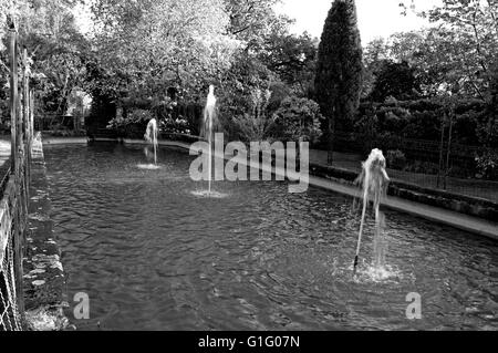 Garden Fountains Petwood Hotel Woodhall Spa Lincolnshire Stock Photo