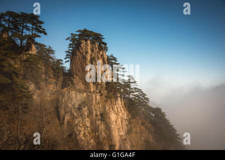 Huangshan mountain scenery in Anhui province, China Stock Photo