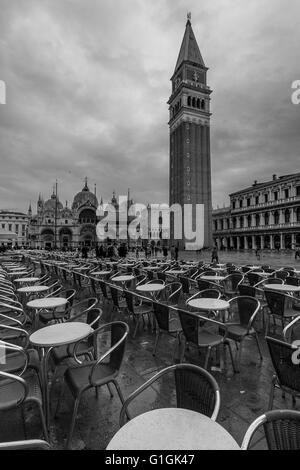 Piazza de San Marco Cafe Stock Photo