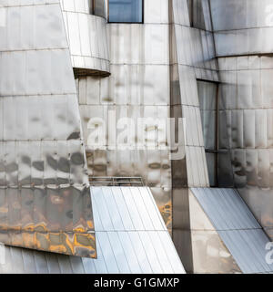 Detail of Frederick R. Wiseman Art Museum, University of Minnesota, Minneapolis. Designed by Frank Gehry Stock Photo