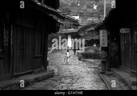 Sifang Street lijiang yunnan china Stock Photo