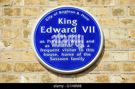 8 Kings Gardens Hove where King Edward VII visited his friend Sir Arthur Sassoon.